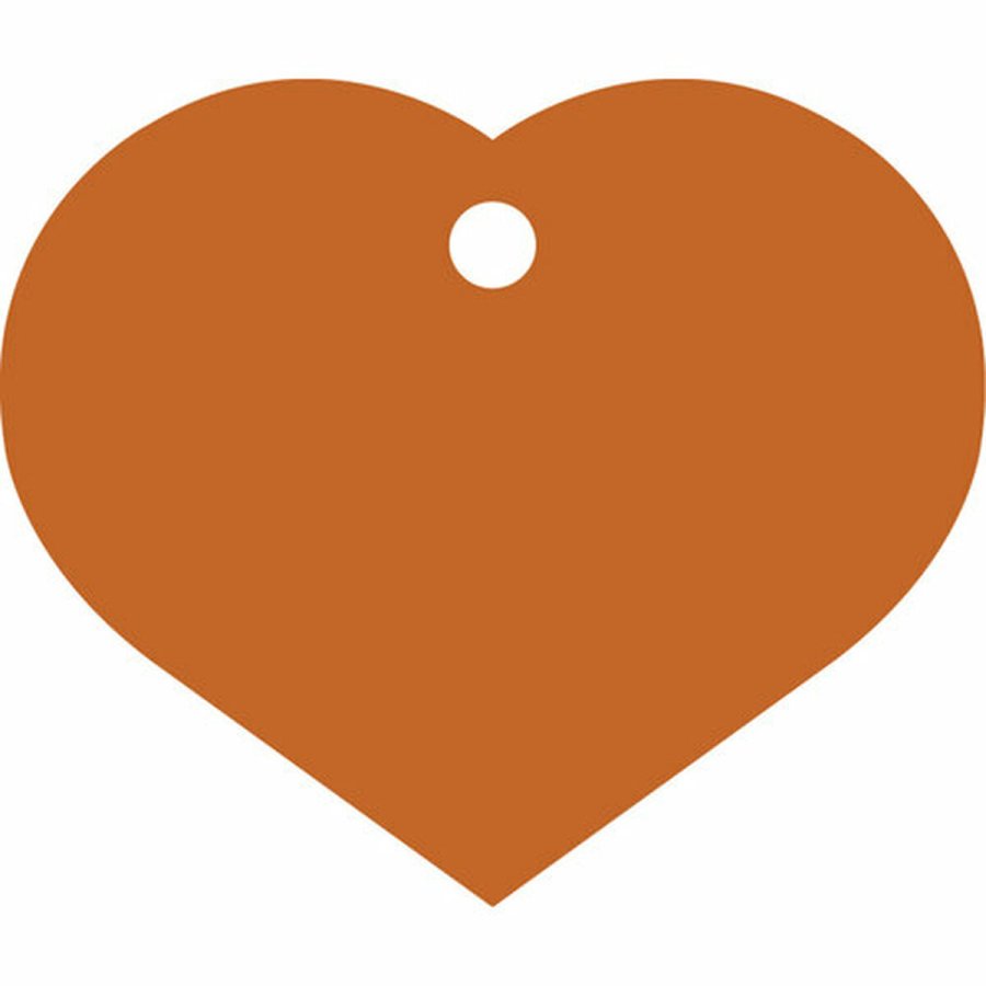 Identifikationsplade Imarc Heart Orange #2
