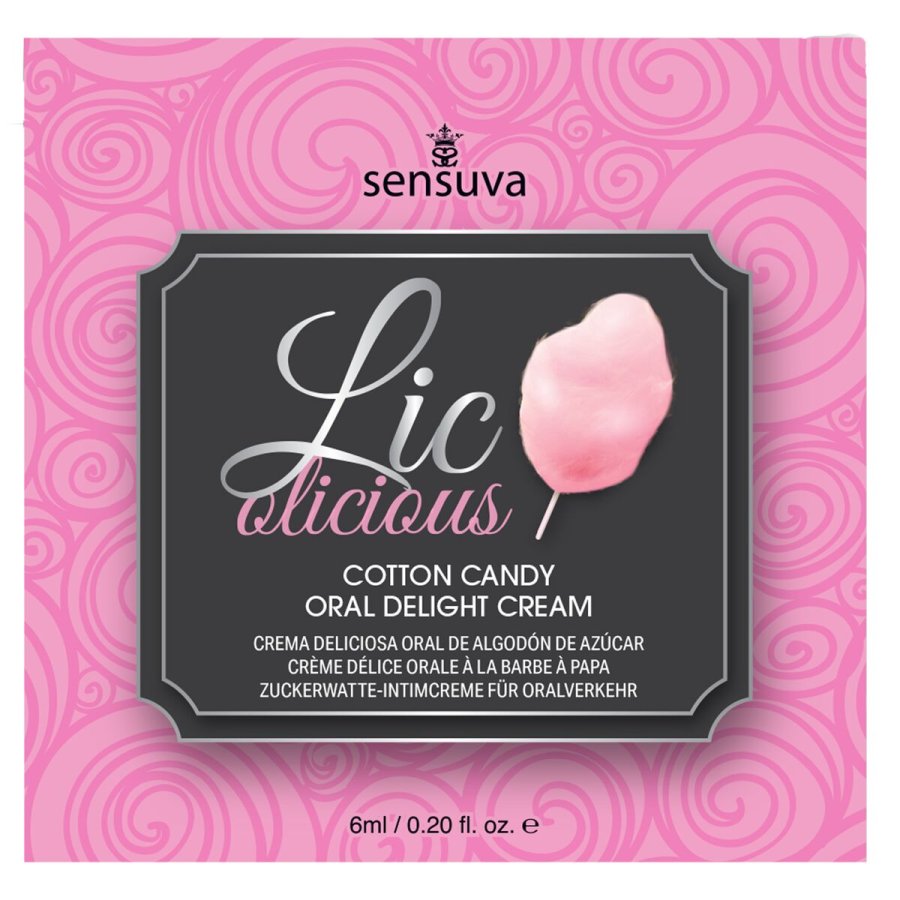 Glidecreme med smag Sensuva Sukkervat 6 ml #1