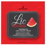 Glidecreme med smag Sensuva Vandmelon 6 ml #1