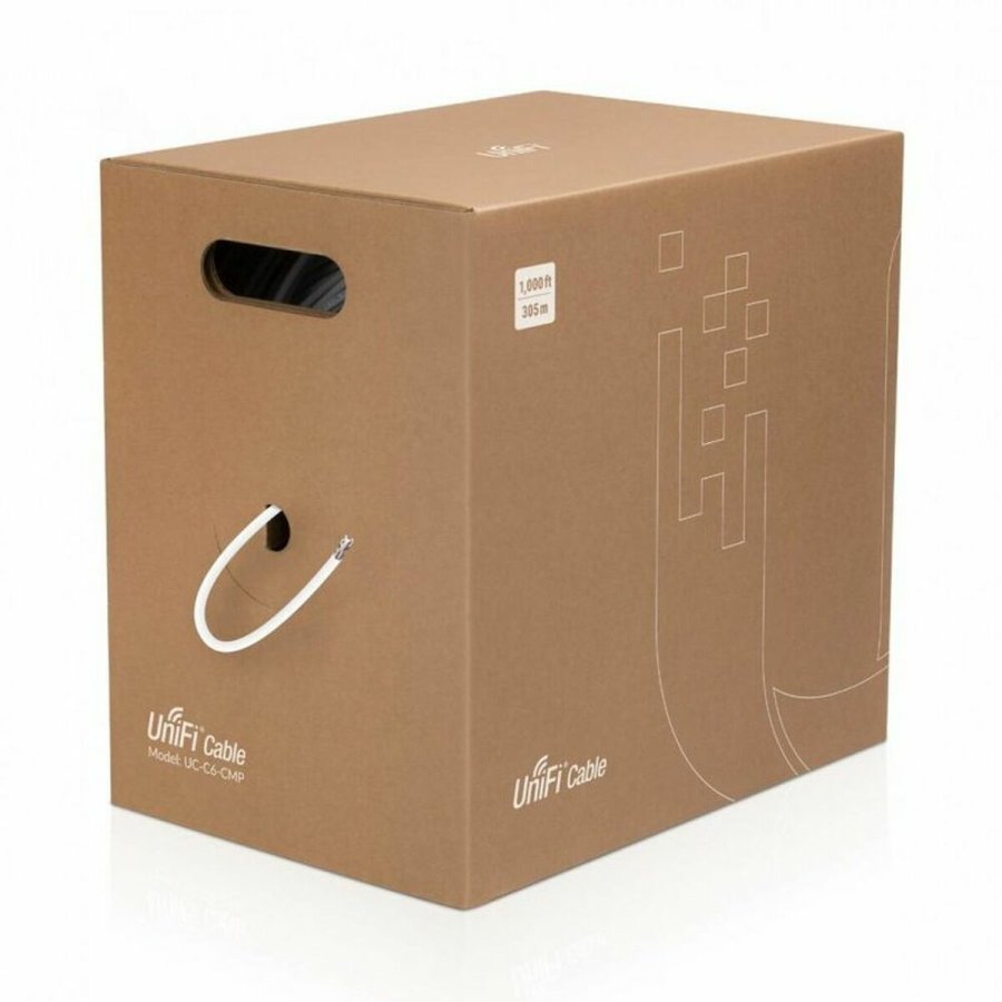 UTP kategori 6 stift netvrkskabel UBIQUITI UC-C6-CMP Hvid 305 m #1