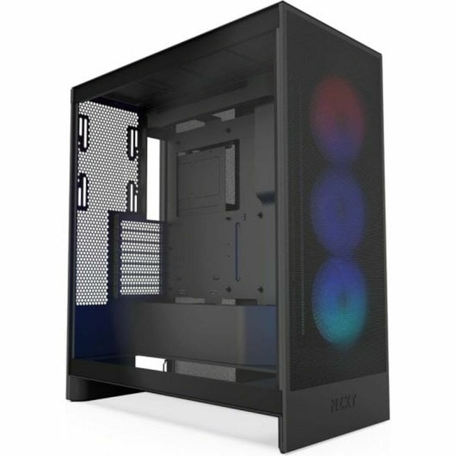 ATX Semi-t�rn kasse NZXT H7 Flow RGB Midi Sort #1