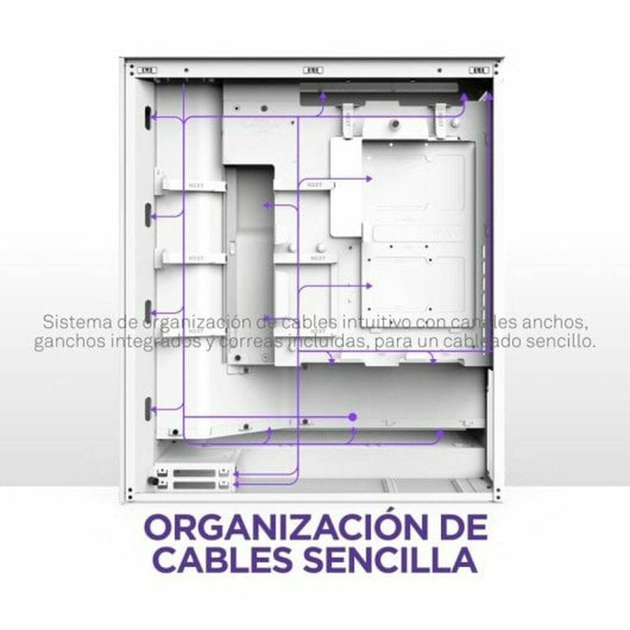 ATX Semi-t�rn kasse NZXT H7 Flow RGB Midi Hvid #5
