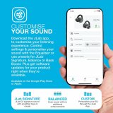 Trdlse hretelefoner med etui til opladning JLab IEUEBJBOPSPRTRBLK82 Sort #7