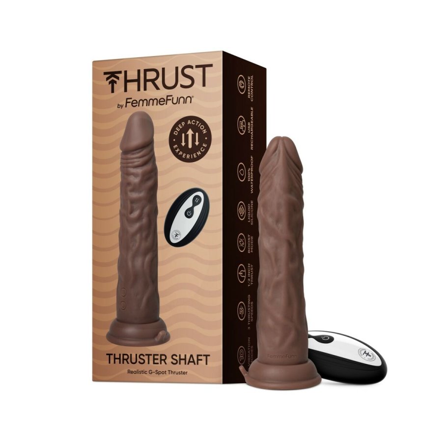 Realistisk Dildo FemmeFunn Brun #3