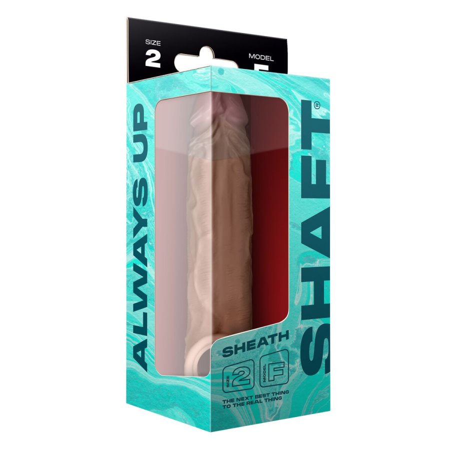 Penis cover Shaft Model F Brun  4,8 cm #11