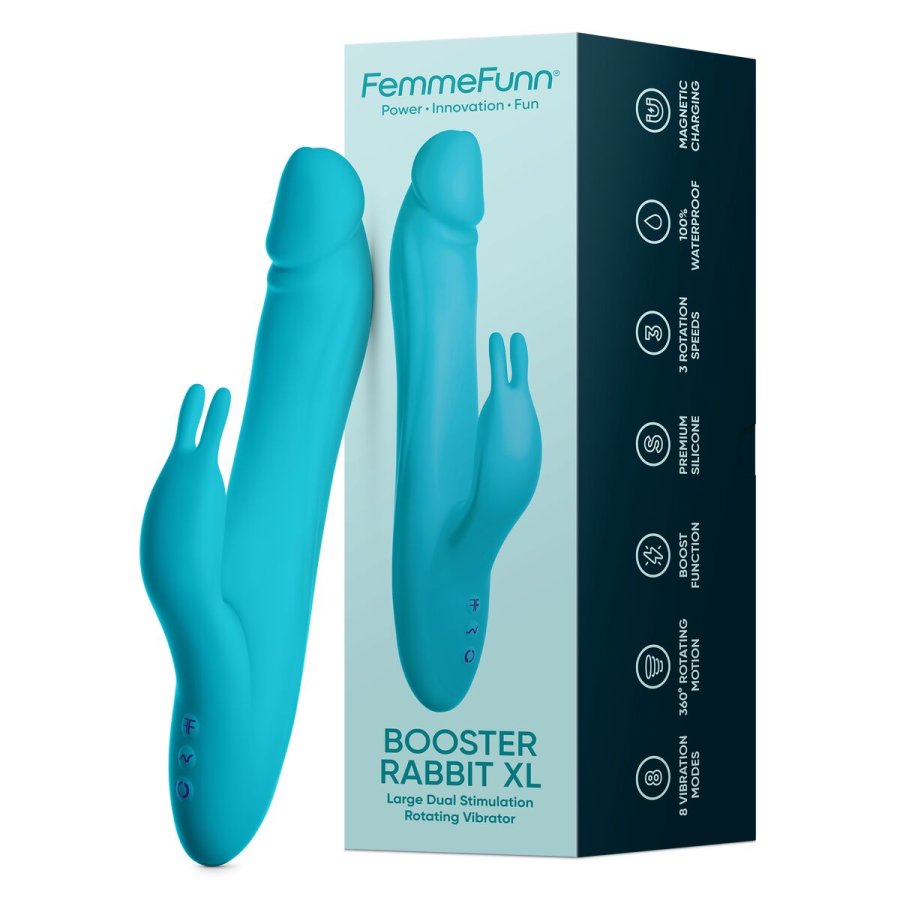G-Punkt Vibrator FemmeFunn BOOSTER RABBIT XL Bl #13