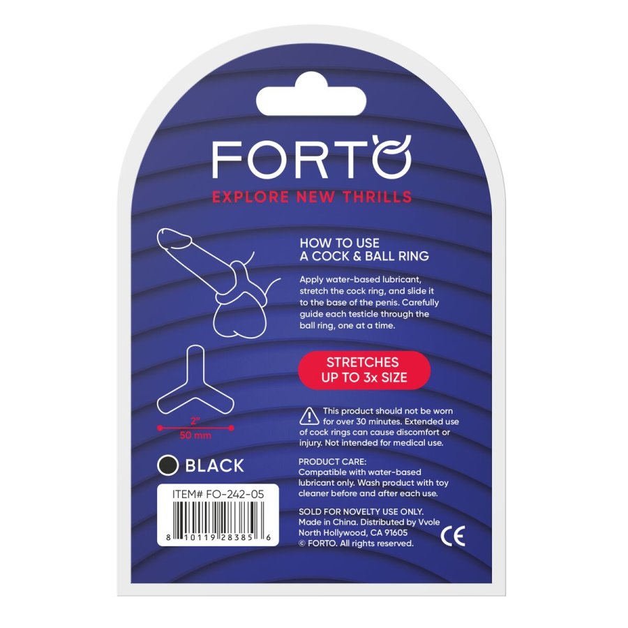 Penisringe Forto Sort (Onesize) #6