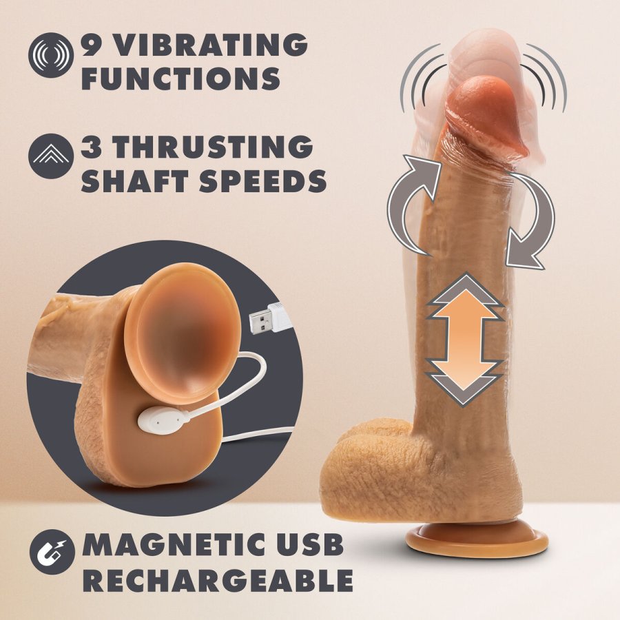 Realistisk Dildo Blush Dr Skin Silikone  4 cm (16,5 cm) #5