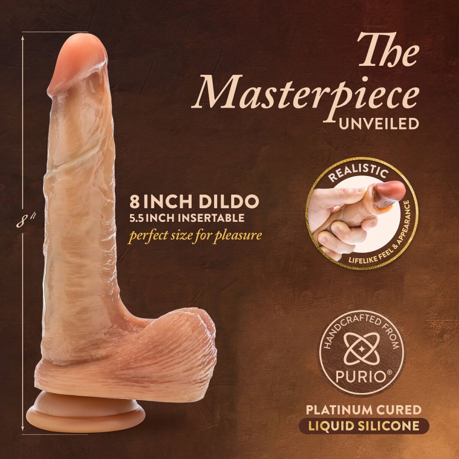 Realistisk Dildo Blush Renaissance Davinci Silikone (14 cm) #9