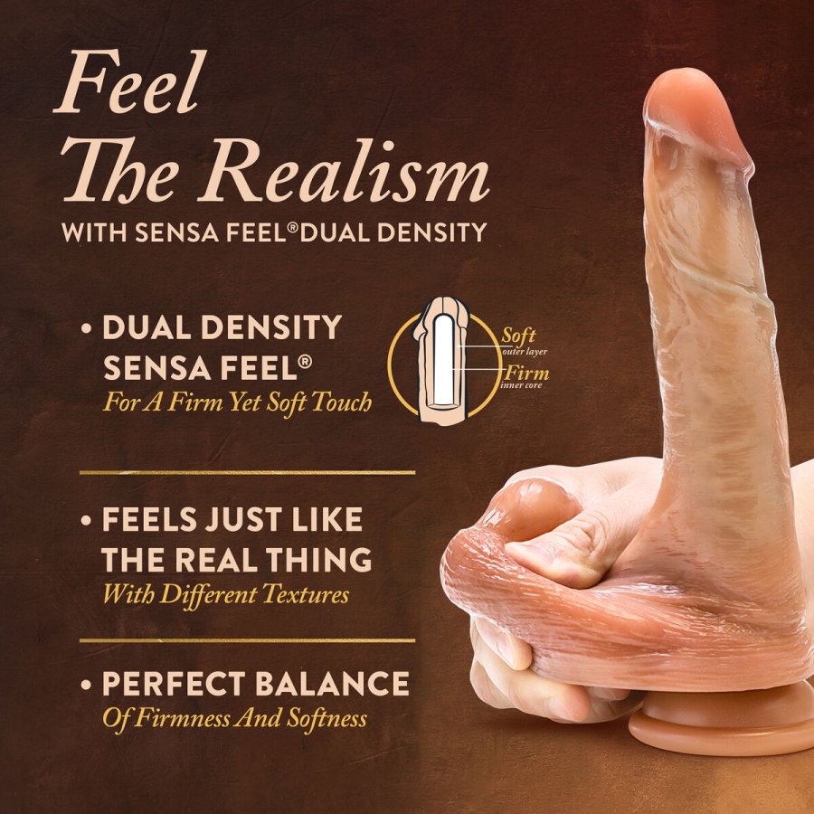 Realistisk Dildo Blush Renaissance Davinci Silikone (14 cm) #11