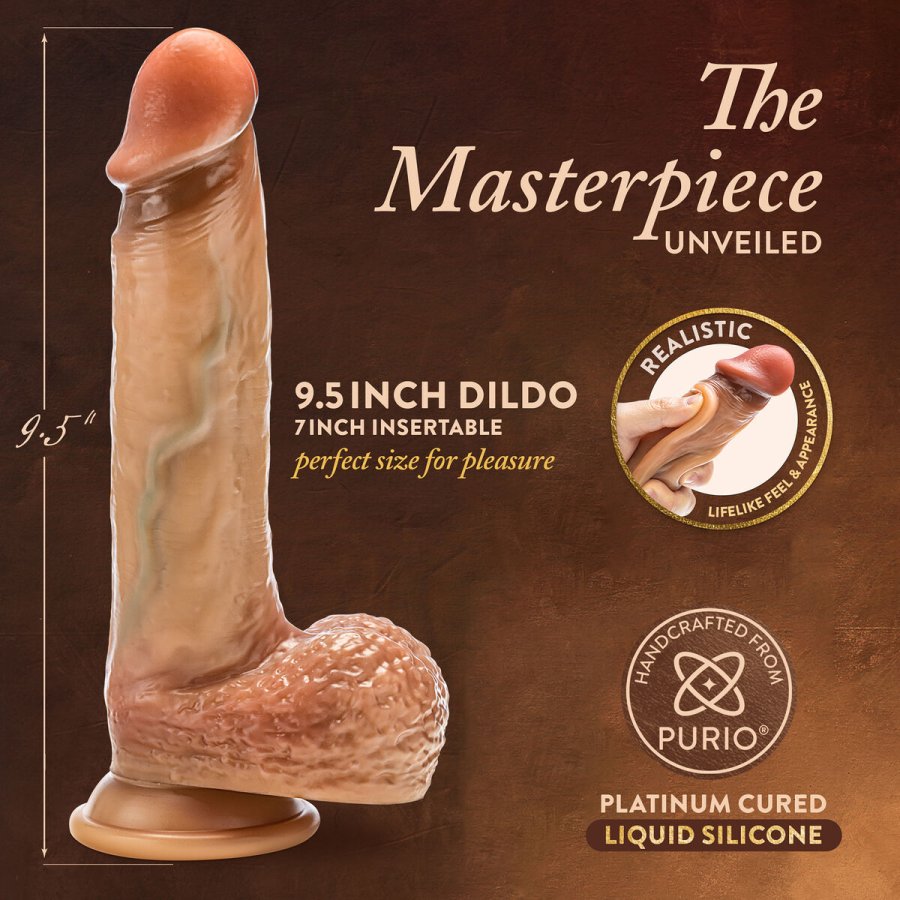 Realistisk Dildo Blush Renaissance Raphael Silikone  4,5 cm (17,8 cm) #9