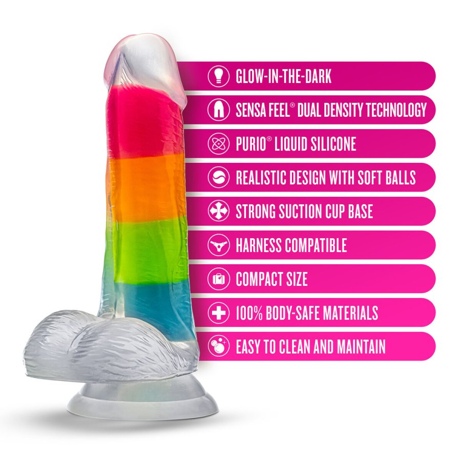 Dildo Blush Neo Multifarvet  2,8 cm #13