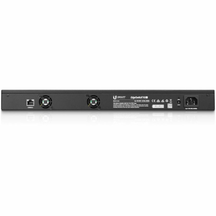 Switch til netv�rket med kontaktskab UBIQUITI ES-16-XG EDGE Gigabit Ethernet Sort #3