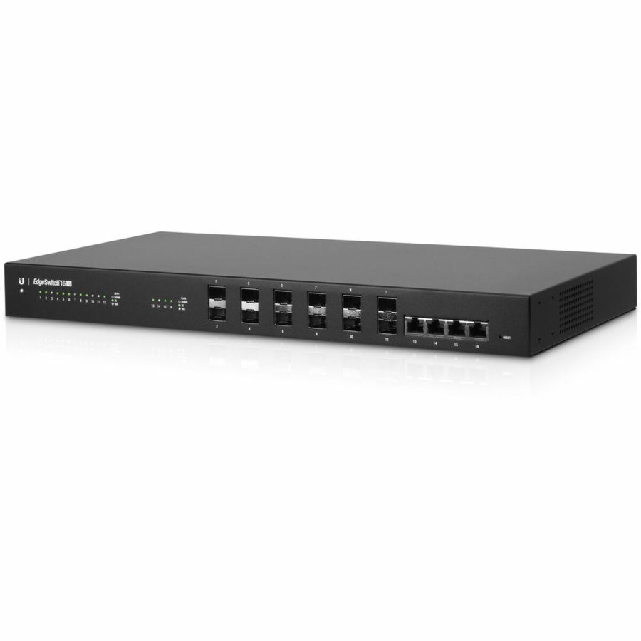 Switch til netv�rket med kontaktskab UBIQUITI ES-16-XG EDGE Gigabit Ethernet Sort #2