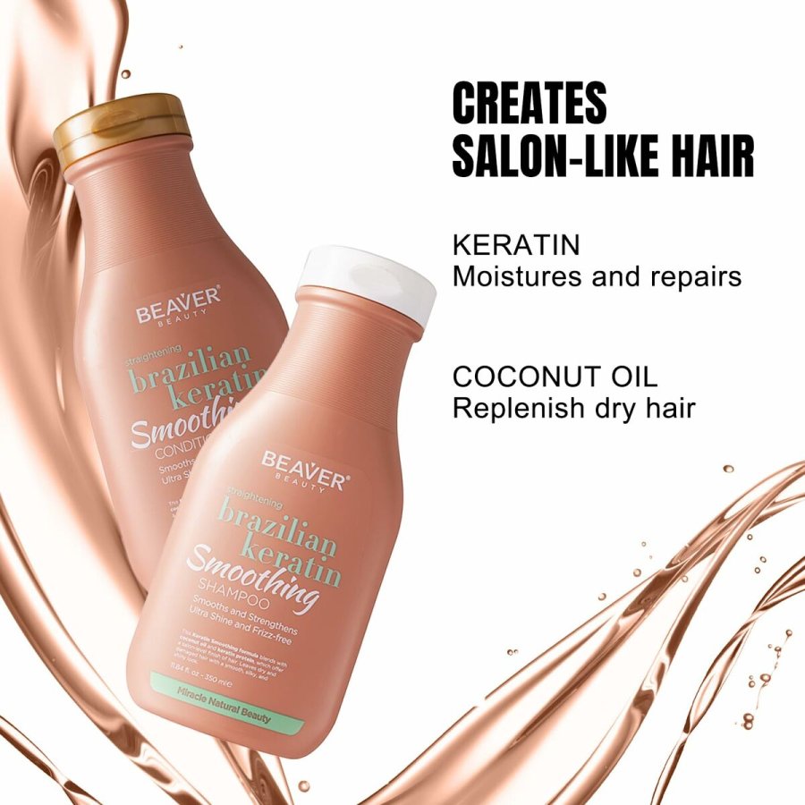 Glattende Shampoo Beaver BRAZILIAN KERATIN 350 ml #4
