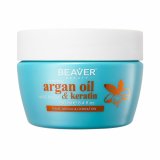 Reparerende hrmaske Beaver ARGAN OIL & KERATIN 250 ml #1