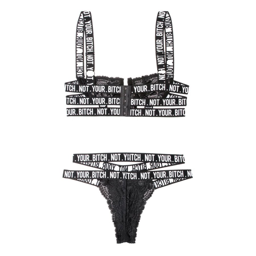 Undert�j S�t Fantasy Lingerie Sort (S/M) #6