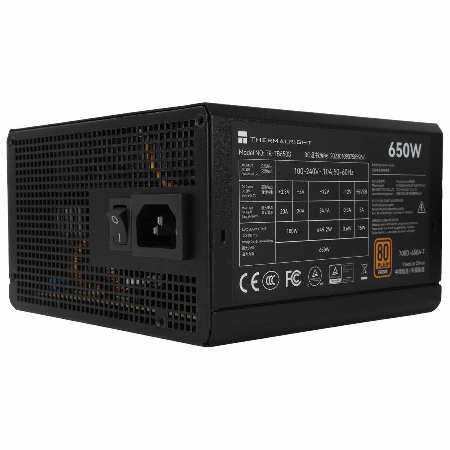 Str�mforsyning Thermalright TB650S ATX 650 W 80 Plus Bronze #1