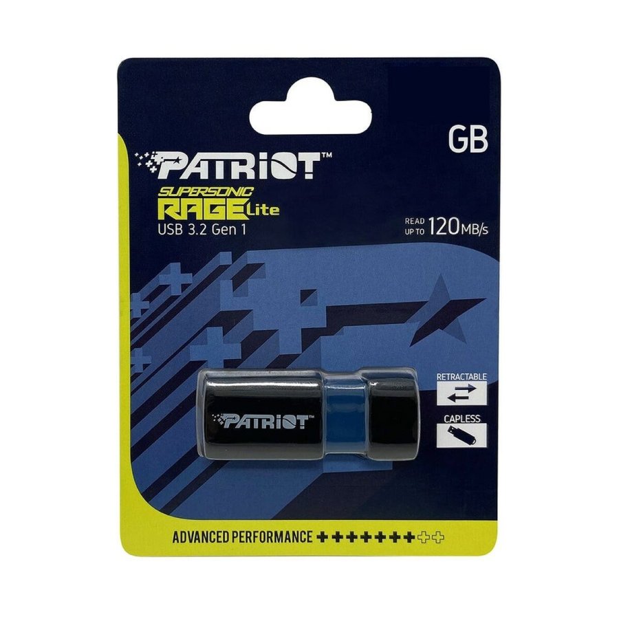 USB-stik Patriot Memory Supersonic Rage Lite Sort Sort/Bl 64 GB #3