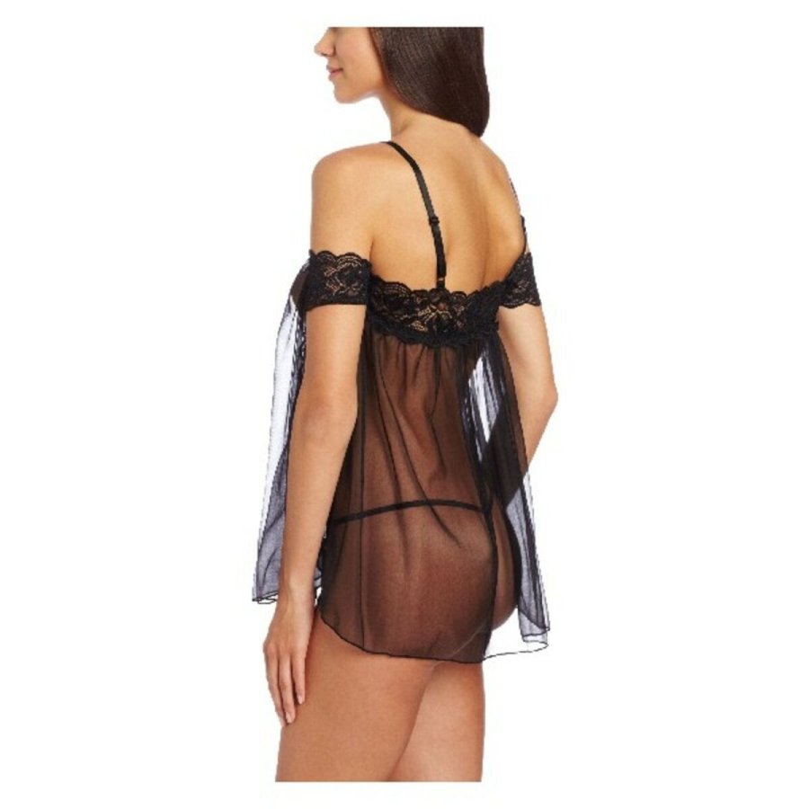 Babydoll Seven Til Midnight 9743 Sort Onesize 2 Dele #2