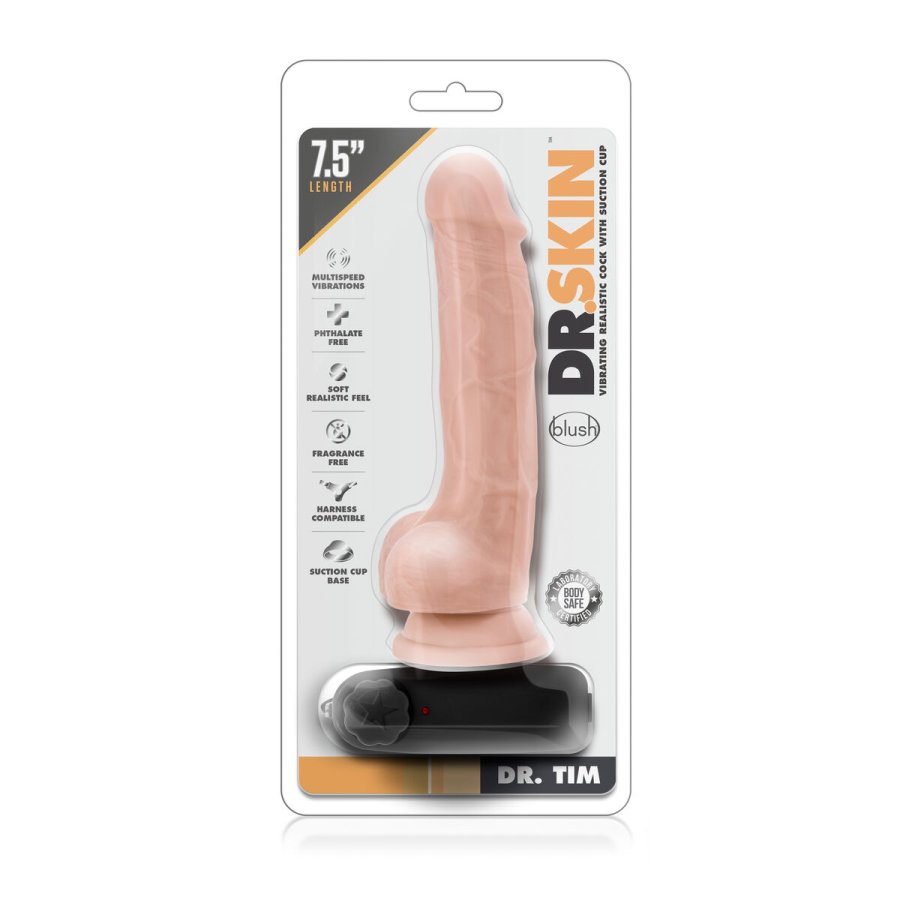 Realistisk Dildo Blush Dr Skin PVC ABS  3,8 cm (13,9 cm) (19 cm) #9