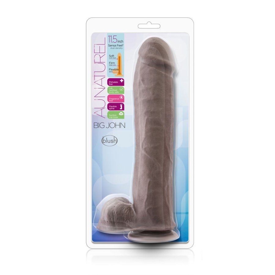 Realistisk Dildo Blush Au Naturel TPE  6 cm (23,5 cm) #3