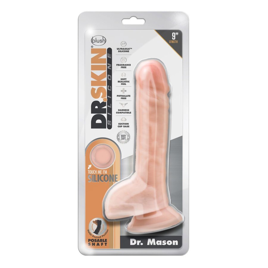 Realistisk Dildo Blush Dr Skin Silikone  4,4 cm (16,5 cm) #6