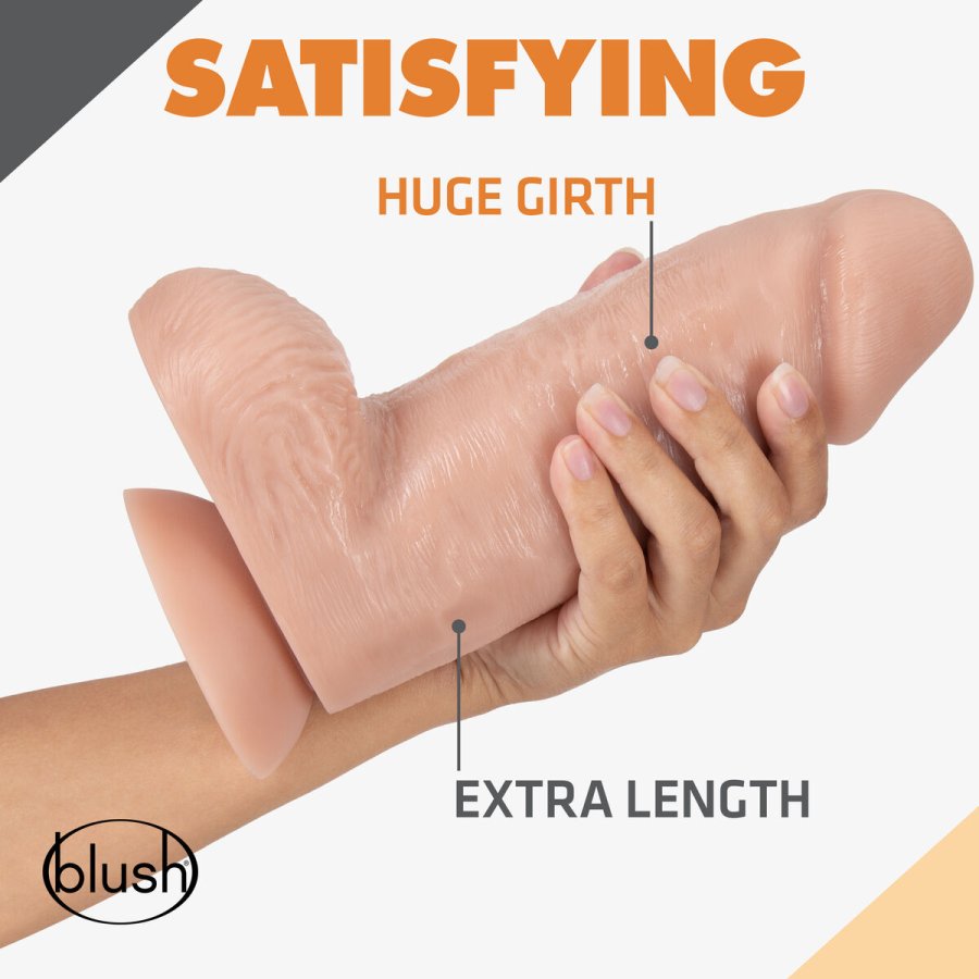 Realistisk Dildo Blush Dr Skin PVC  8 cm (17,1 cm) #5
