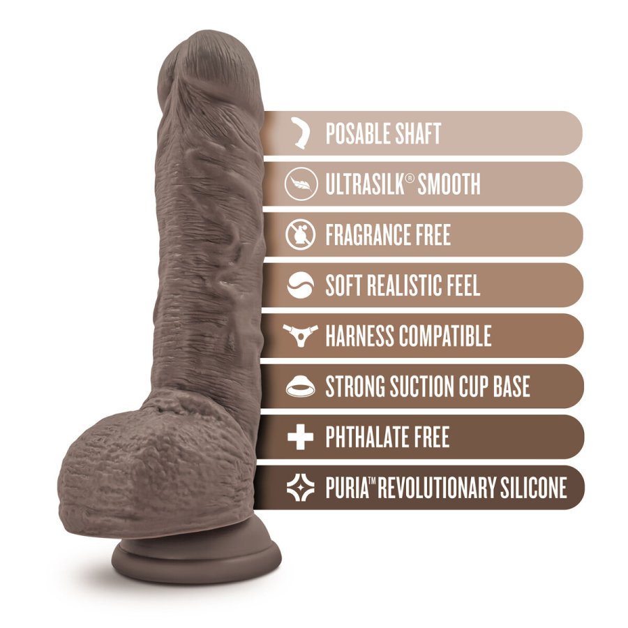 Realistisk Dildo Blush Dr Skin Silikone  4,5 cm (16,5 cm) #5
