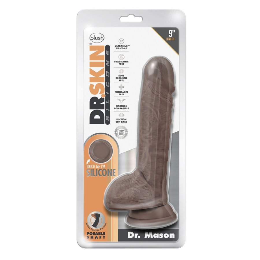 Realistisk Dildo Blush Dr Skin Silikone  4,5 cm (16,5 cm) #6