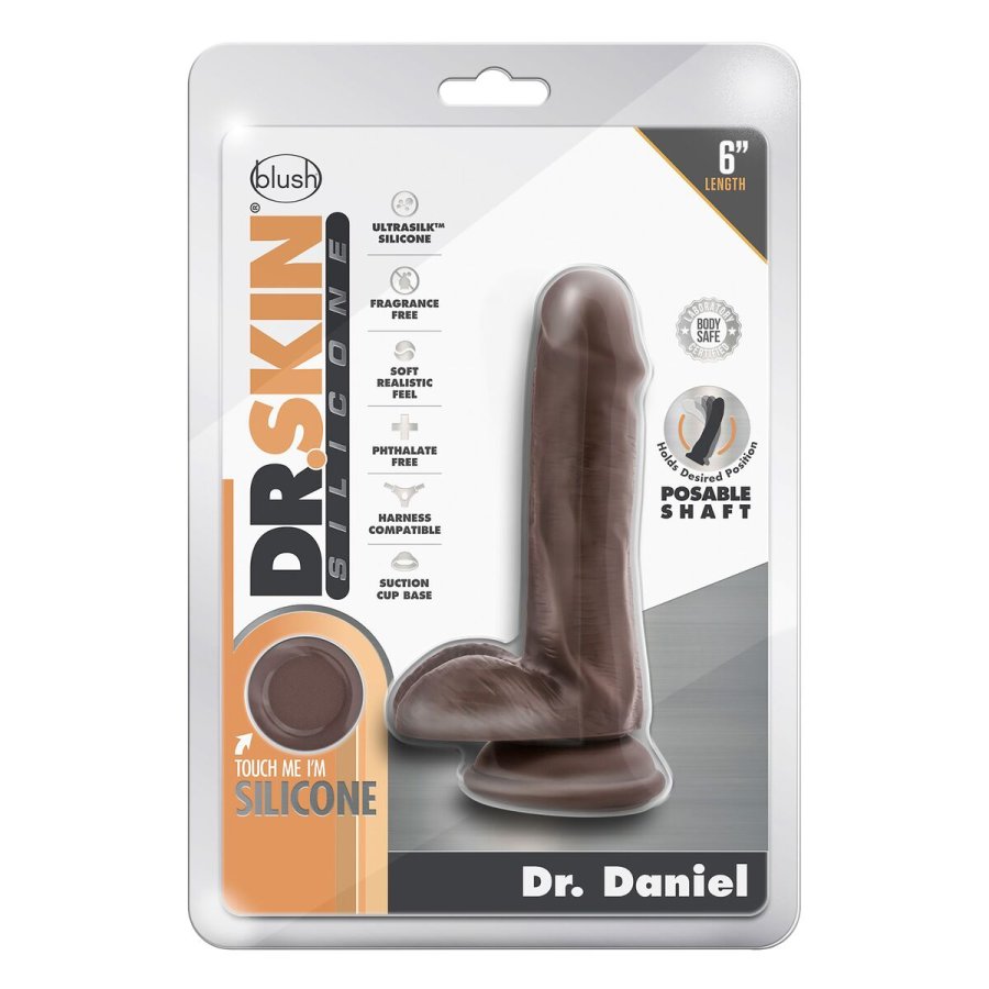 Realistisk Dildo Blush Dr Skin Silikone  3,3 cm (12 cm) (16,5 cm) #9