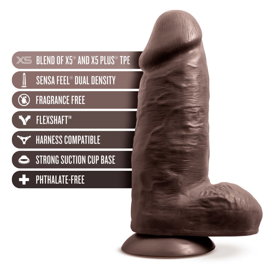 Realistisk Dildo Blush Au Naturel TPE  7,6 cm (17,8 cm) #7