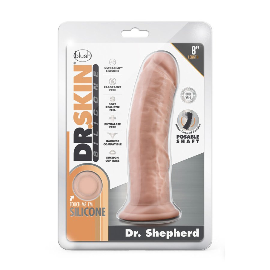 Realistisk Dildo Blush Dr Skin Silikone  5 cm (19 cm) #7
