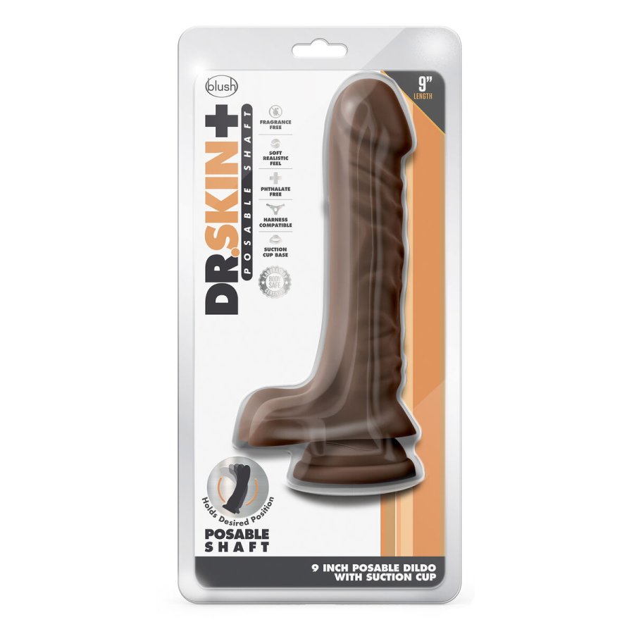 Realistisk Dildo Blush Dr Skin TPE  4 cm (17,7 cm) #13