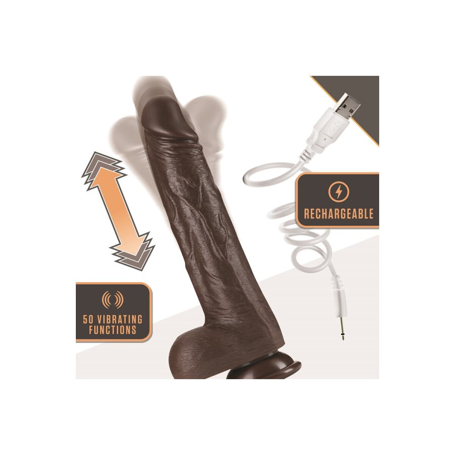 Realistisk Dildo Blush Dr Skin Silikone ABS  4 cm (16,4 cm) #13