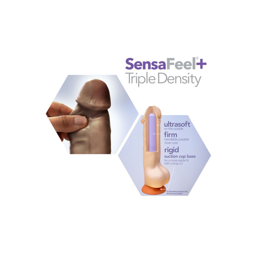 Realistisk Dildo Blush Dr Skin TPE  3,1 cm (12,7 cm) #5