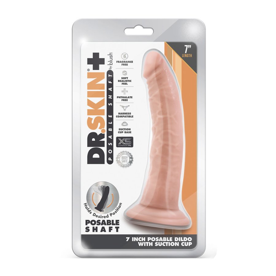 Realistisk Dildo Blush Dr Skin TPE  3,8 cm (17,7 cm) (19 cm) #13