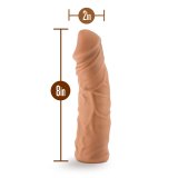 Realistisk Dildo Blush Lock On Silikone  4,6 cm (19,6 cm) #5