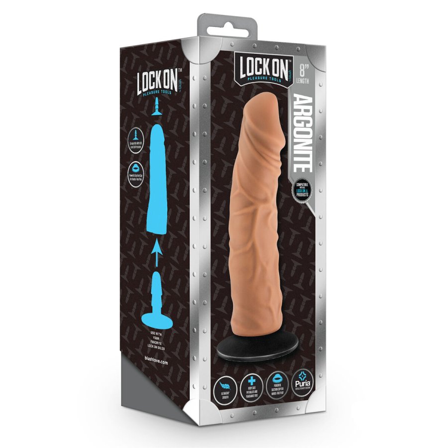 Realistisk Dildo Blush Lock On Silikone  4,6 cm (19,6 cm) #11
