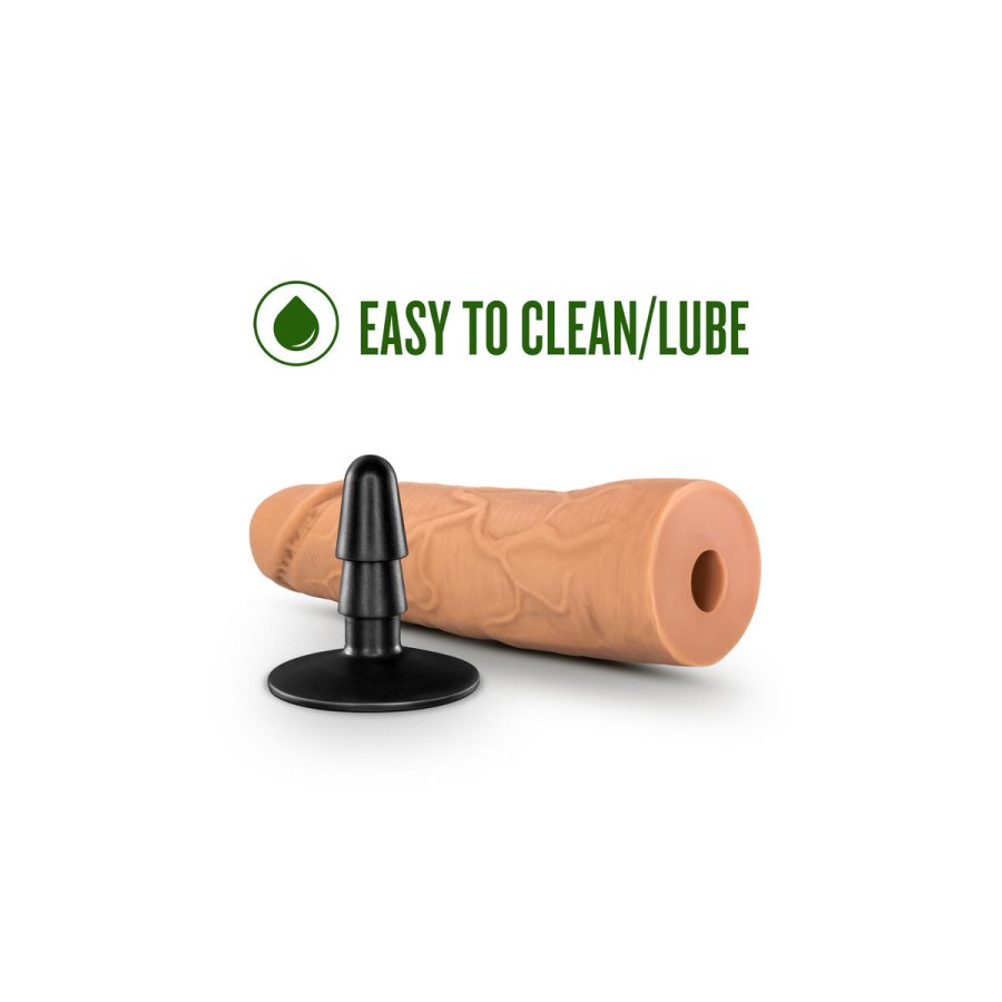 Realistisk Dildo Blush Lock On Silikone (17,7 cm) #3