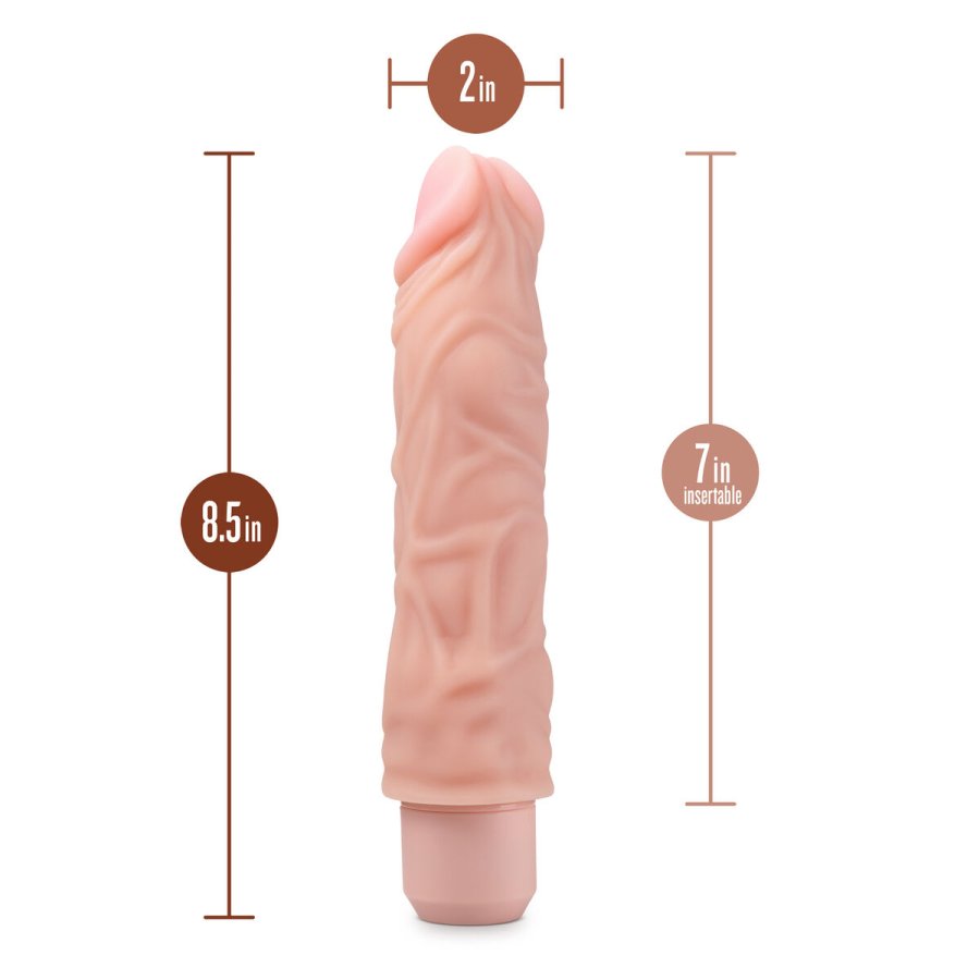 Realistisk Dildo Blush Dr Skin Silikone ABS  5 cm (17,7 cm) (21,5 cm) #11