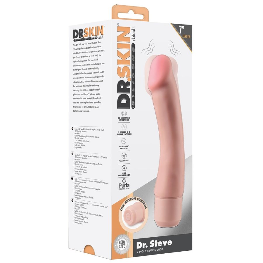 Realistisk Dildo Blush Dr Skin Silikone ABS  4 cm #11