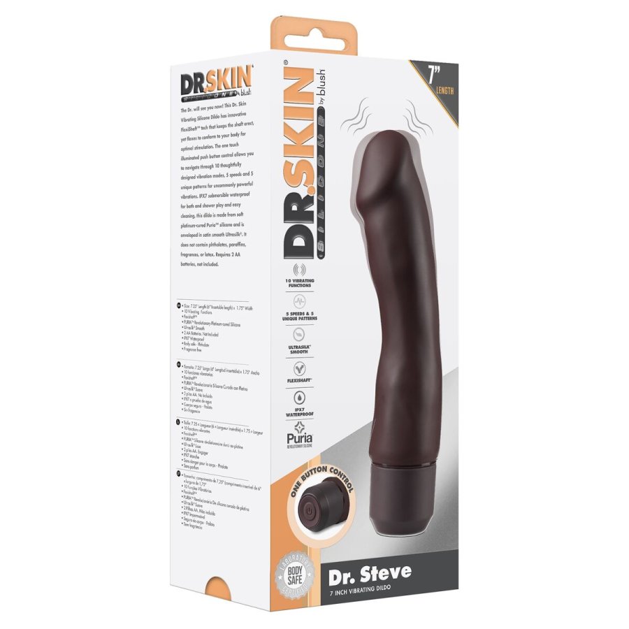 Realistisk Dildo Blush Dr Skin Silikone ABS  4 cm #11