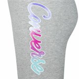 Sport leggins til brn Script Glitter High Converse Rise Biker Little Lysegr #7