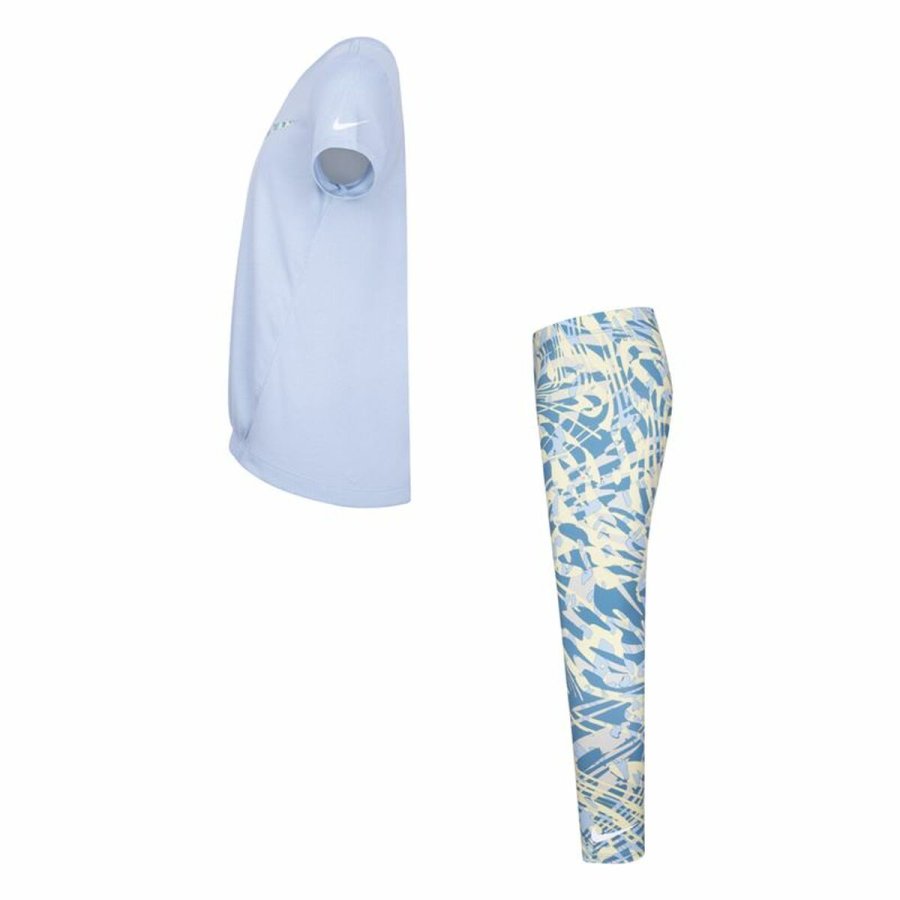 Sportstj til Brn Nike Dri-Fit Grn Multifarvet 2 Dele #4