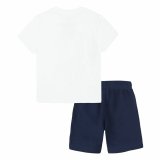 Sportstj til Brn Nike Nsw Add Ft Short  Bl Hvid Multifarvet 2 Dele #2