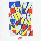 Sportstj til Brn Nike Nsw Add Ft Short  Bl Hvid Multifarvet 2 Dele #3