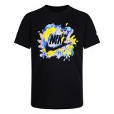 Brne Kortrmet T-shirt Nike Sport Splash  Sort #1