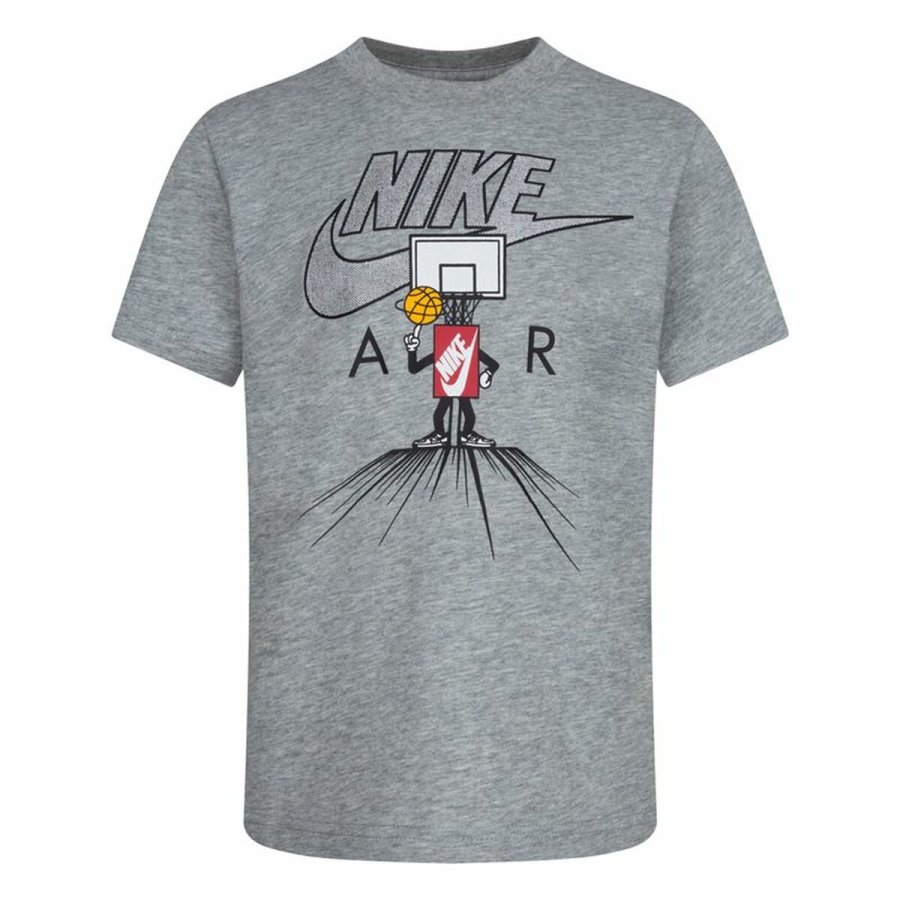 B�rne Kort�rmet T-shirt Nike Icons Of Play Gr� #1