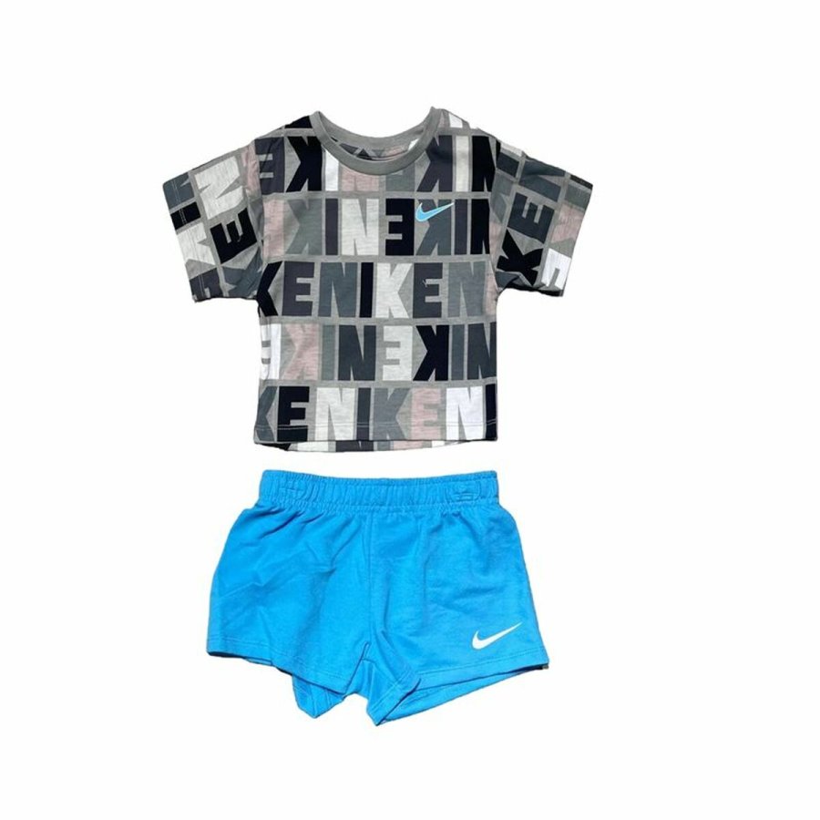 Sportstj til Brn Nike  Knit Short Bl #1